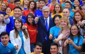 "Карантин кезеңіндегі волонтерлік қызмет туралы" тақырыбындағы баспасөз конференциясы