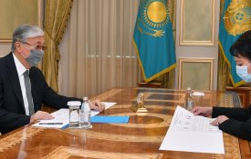 Касым-Жомарт Токаев принял акима Кызылординской области Гульшару Абдыкаликову