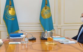 Президент Қасым-Жомарт Тоқаев Қазақстан мұсылмандары діни басқармасының төрағасы, Бас мүфти Наурызбай қажы Тағанұлын қабылдады