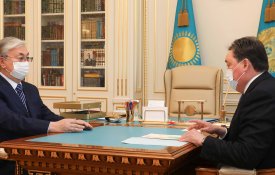 Глава государства принял Премьер-министра Аскара Мамина