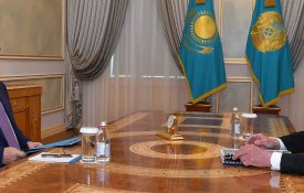 Касым-Жомарт Токаев принял акима Жамбылской области Бердибека Сапарбаева