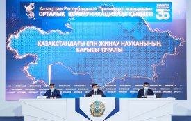 О ходе уборочной кампании в Казахстане