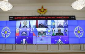 Состоялась видеоконференция глав оборонных ведомств ОДКБ