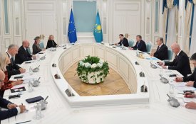Мемлекет басшысы Қасым-Жомарт Тоқаев Еуропалық Кеңестің Президенті Шарль Мишельмен келіссөз жүргізді