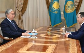Глава государства принял управляющего международным финансовым центром «Астана» Рената Бектурова