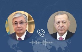 Состоялся телефонный разговор Касым-Жомарта Токаева с Президентом Турции Реджепом Тайипом Эрдоганом