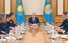 Президент Ішкі істер министрлігінің басшылық құрамымен кеңес өткізді