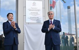 Глава государства посетил штаб-квартиру СВМДА в Астане