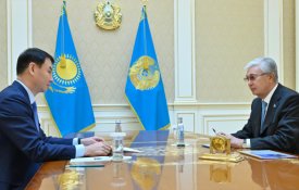 Мемлекет басшысы Алматы қаласының әкімі Дархан Сатыбалдыны қабылдады