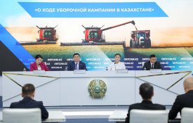 О ходе уборочной кампании в Казахстане