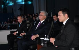 Глава государства посетил открытый Кубок Президента Республики Казахстан по настольному теннису Глава государства посетил открытый Кубок Президента Республики Казахстан по настольному теннису