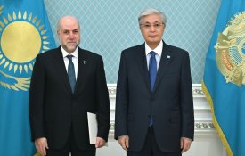 Касым-Жомарт Токаев принял Верховного судью Палестины, советника Президента по делам религий Махмуда аль-Хаббаша