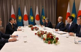 Касым-Жомарт Токаев принял президента компании Hitachi Construction Machinery Масафуми Сэнзаки