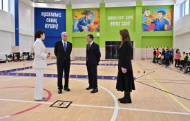 Президент осмотрел Центр инклюзивного спорта