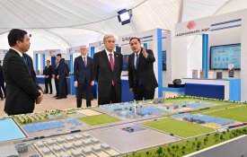 Мемлекет басшысы «Тараз» шағын индустриалдық аймағын аралап көрді