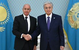 Мемлекет басшысы Халықаралық шаңғы спорты және сноуборд федерациясының (FIS) президенті Йохан Элиашты қабылдады