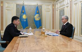 Мемлекет басшысы Еңбек және халықты әлеуметтік қорғау министрі Асқарбек Ертаевты қабылдады