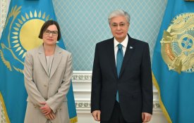 Глава государства принял президента Международного комитета Красного Креста Мирьяну Сполярич