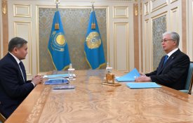 Глава государства принял министра науки и высшего образования Саясата Нурбека