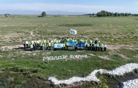 Жители села Жамбылской области вышли на очистку близлежащих родников в рамках экологической акции «Мөлдір бұлақ»