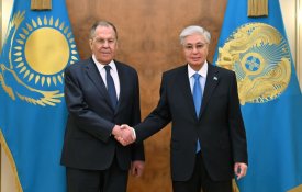 Глава государства принял министра иностранных дел Российской Федерации Сергея Лаврова