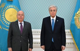 Глава государства принял министра иностранных дел Бразилии Мауро Виейру