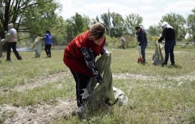 В поселке области Абай прошла экологическая акция