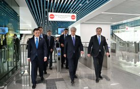 Мемлекет басшысы Astana LRT жүйесін іске қосу рәсіміне қатысты
