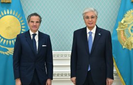 Мемлекет басшысы МАГАТЭ Бас директоры Рафаэль Гроссиді қабылдады