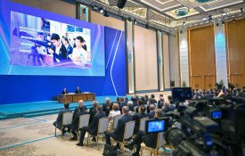Президенты Казахстана и России дали старт строительству школы «Сириус» в Астане