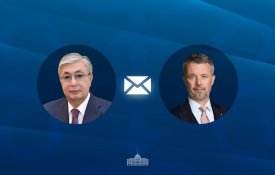 Глава государства направил телеграмму поздравления Королю Дании