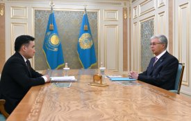 Президент Еңбек және халықты әлеуметтік қорғау министрі Асқарбек Ертаевты қабылдады