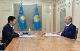 Президент Қасым-Жомарт Тоқаев «Самұрық-Қазына» АҚ басқарма төрағасы Нұрлан Жақыповты қабылдады