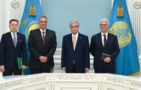 Президент Air Products бас атқарушы директоры Эдуардо Менезеспен кездесу өткізді