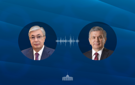 Глава государства Касым-Жомарт Токаев провел телефонный разговор с Президентом Узбекистана Шавкатом Мирзиёевым