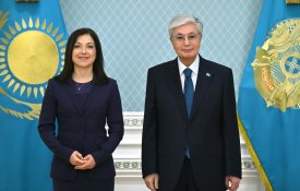 Мемлекет басшысы Германия Федералдық экономика және энергетика министрі Катерина Райхені қабылдады