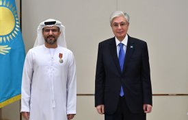 Мемлекет басшысы AD Ports Group басқарушы және бас атқарушы директоры Мұхаммед Әл-Шамисиді қабылдады