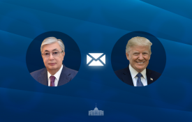 Глава государства направил поздравительное послание Президенту США