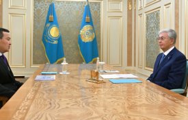 Президент Қасым-Жомарт Тоқаев Жоғары аудиторлық палата төрағасы Әлихан Смайыловты қабылдады