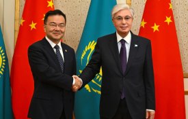 Касым-Жомарт Токаев принял президента China Communications Construction Company Чжан Биньнаня