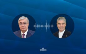 Глава государства провел телефонный разговор с Председателем Халк Маслахаты Туркменистана Гурбангулы Бердымухамедовым