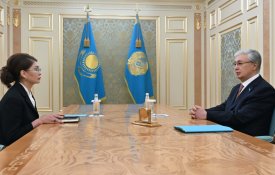Глава государства принял Заместителя Председателя Совета Безопасности Республики Казахстан Аиду Балаеву