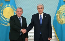 Глава государства принял министра иностранных дел Дании Ларса Лёкке Расмуссена