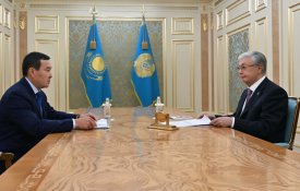 Глава государства принял председателя Высшей аудиторской палаты Алихана Смаилова
