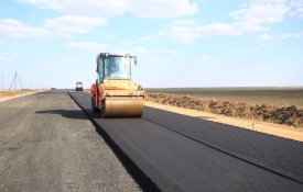 В Западно Казахстанской строится 450 км автодорог