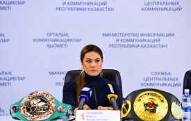 IBO Championship белбеуінің иесі Фируза Шарипова мен WBC тұжырымы бойынша әлем чемпионы Ева Вальстрем (Финляндия) арасында өтетін жекпе-жекке қатысты баспасөз конференциясы